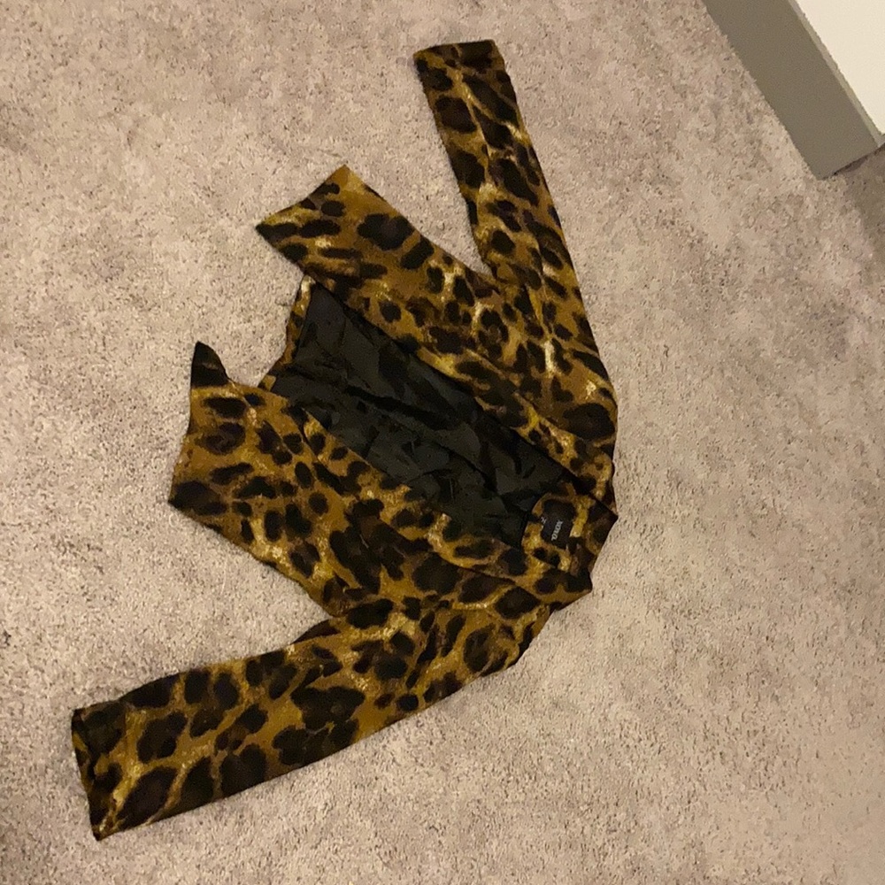 Leopard blazer